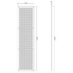 alpine eave vents 400x200mm - dimensions