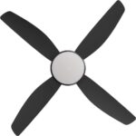 Calibo Vanga DC Ceiling Fan with LED Light - 48" (Black) - Image 4
