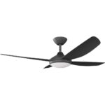 Calibo Vanga DC Ceiling Fan with LED Light - 48" (Black) - Image 3