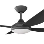 Calibo Vanga DC Ceiling Fan with LED Light - 48" (Black) - Image 2