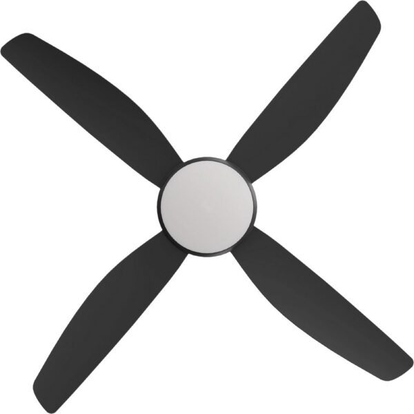 Calibo Vanga DC Ceiling Fan with LED Light - 52" (Black) - Image 4