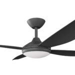 Calibo Vanga DC Ceiling Fan with LED Light - 56" (Black) - Image 2