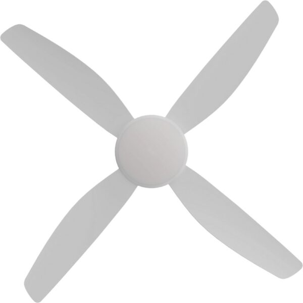 calibo-vanga-dc-CCT-LED-white-white-52-bottom Calibo Vanga DC Ceiling Fan with LED Light - 52" (White) - Image 4