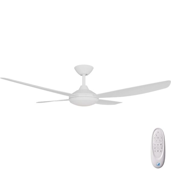 calibo-vanga-dc-CCT-LED-white-white-52-remote Calibo Vanga DC Ceiling Fan with LED Light - 52" (White) - Image 1