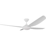 Calibo Vanga DC Ceiling Fan with LED Light - 56" (White) - Image 3