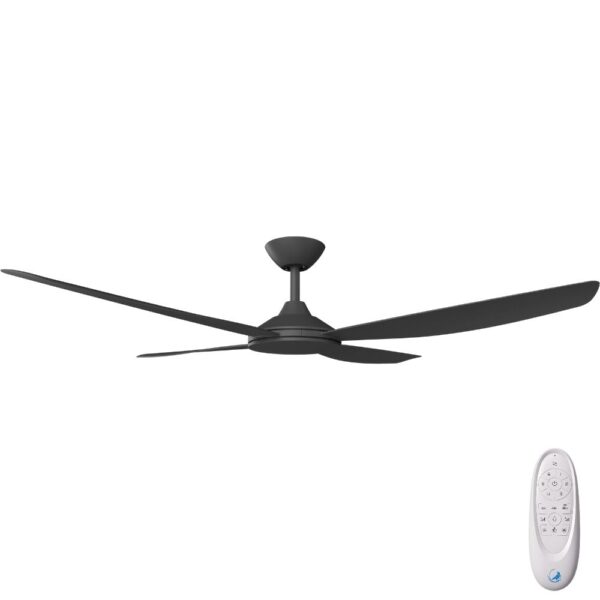 Calibo Vanga DC Ceiling Fan - 56" (Black) - Image 1