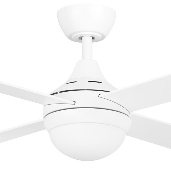 Claro Essentials Cooler AC Ceiling Fan with CCT LED & Remote - 52" (White) - Image 2
