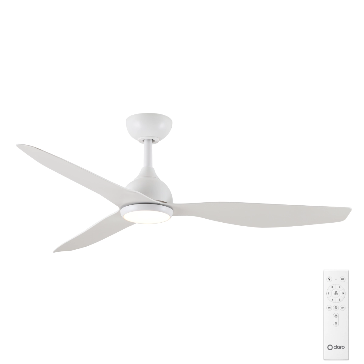 claro-whisper-dc-52-inch-ceiling-fan-white-with-led-light-and-remote-control-short-rod claro-whisper-dc-52-inch-ceiling-fan-white-with-led-light-and-remote-control-short-rod