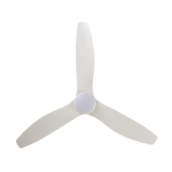 Claro Whisper DC Ceiling Fan with LED Light - 52 (White) - Image 9