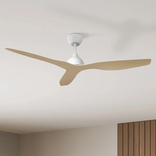 claro-whisper-ip66-dc-52-inch-ceiling-fan-white-with-oak-timber-style-blades-close-up-insitu