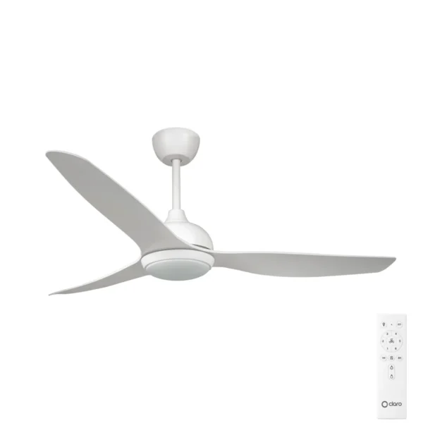claro-whisper-ip66-dc-ceiling-fan-with-led-light-and-remote-58-inch-white claro-whisper-ip66-dc-ceiling-fan-with-led-light-and-remote-58-inch-white