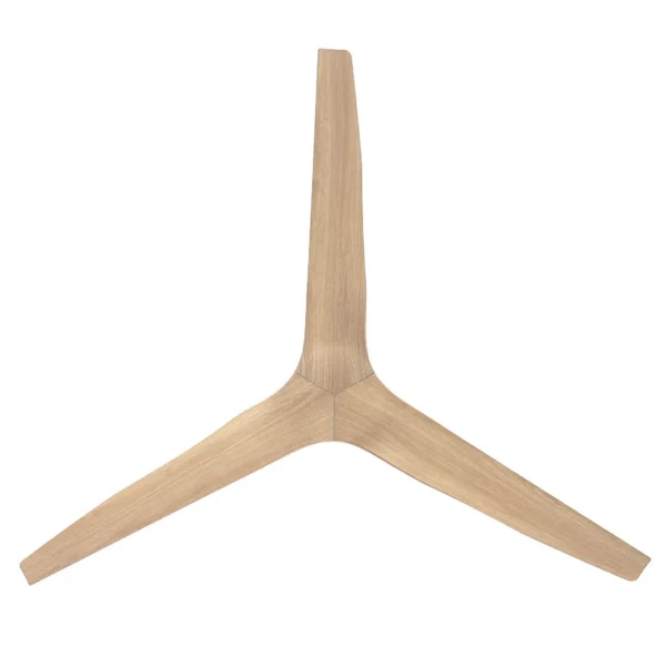 Fanco Infinity-iD SMART DC Ceiling Fan - 60" (White with Beechwood Blades) - bottom view