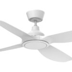 Mercator Jota 4 Blades DC Ceiling Fan with LED Light - 52" (White) - Image 2