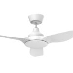 Mercator Jota Mini 3 Blades DC Ceiling Fan - 36" (White) - Image 2