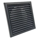 Vent Fixed With Flyscreen 150mm (Dark Grey)