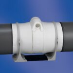 Elicent AXM Mixed Flow inline Exhaust Fan with ducting