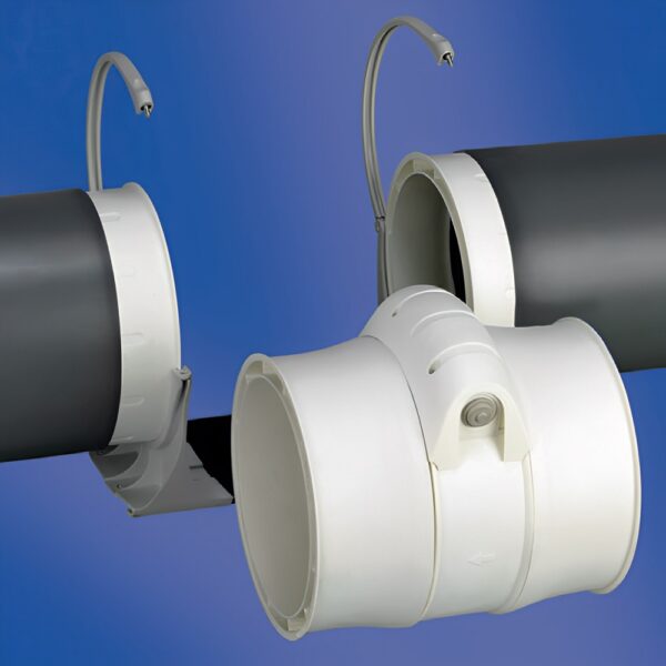 Elicent AXM Mixed Flow inline Exhaust Fan with ducting 3