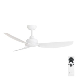 Three Sixty Trinity DC Ceiling Fan - 48" (White) - with remote control