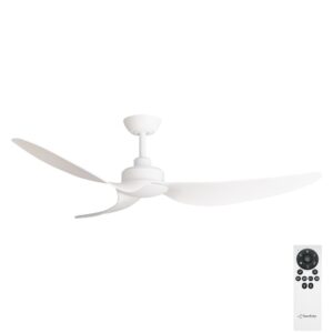 Three Sixty Trinity DC Ceiling Fan - 56" (White) - with remote control