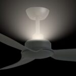 Three Sixty Trinity DC Ceiling Fan Uplight - Black