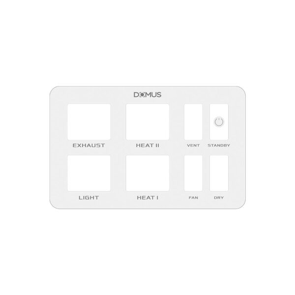 domus infinity horizontal switchplate