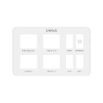 Domus Airsway 6-in-1 Bathroom Heater - horizontal switch plate