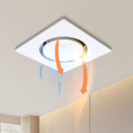 Domus Orbis 4-in-1 Bathroom Heater (White) - simulation