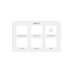 Domus Orbis 4-in-1 Bathroom Heater (White) - horizontal switch panel