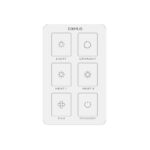 Domus Orbis 4-in-1 Bathroom Heater (White) - wall controller