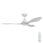 Claro Essentials Flight DC Ceiling Fan - 48" (White)