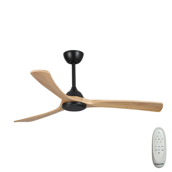 fanco-sanctuary-dc-52-black-with-natural-blades-no-light fanco-sanctuary-dc-52-black-with-natural-blades-no-light