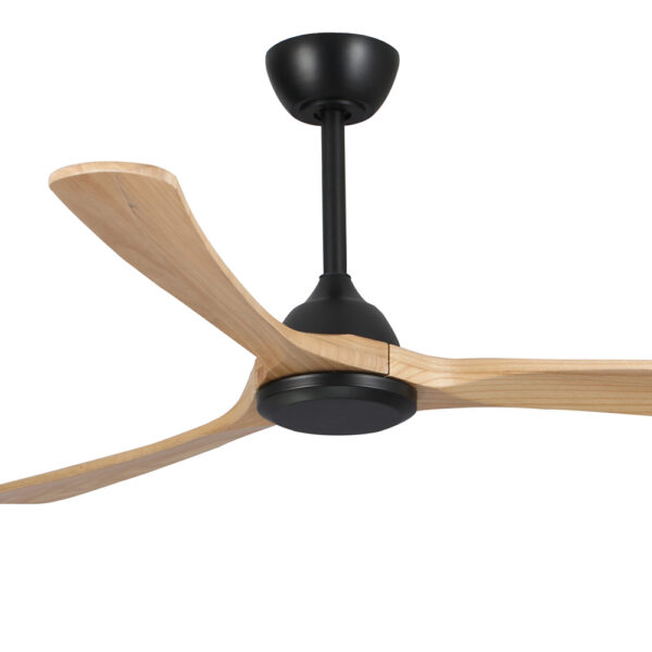 fanco-sanctuary-dc-52-black-with-natural-blades-no-light-motor fanco-sanctuary-dc-52-black-with-natural-blades-no-light-motor