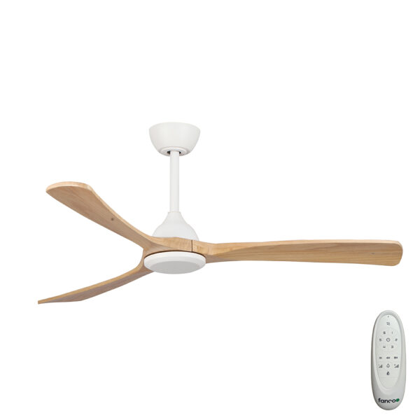 fanco-sanctuary-dc-52-white-with-natural-blades-no-light fanco-sanctuary-dc-52-white-with-natural-blades-no-light