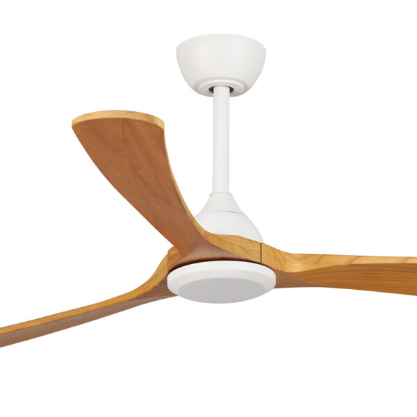fanco-sanctuary-dc-52-white-with-teak-blades-no-light-motor