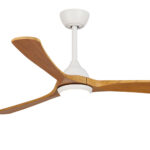 fanco-sanctuary-dc-52-white-with-teak-blades-with-light-motor