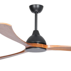 fanco-sanctuary-dc-86-black-with-teak-blades-no-light-close-up