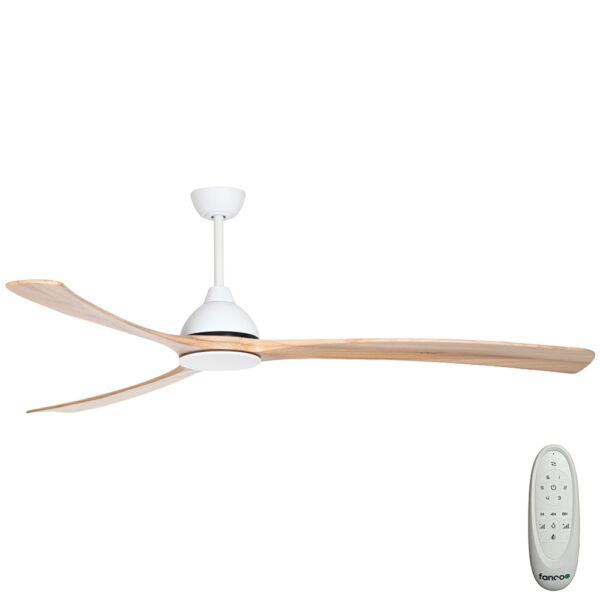 fanco-sanctuary-dc-86-white-with-natural-blades-no-light