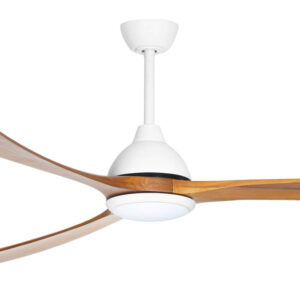 fanco-sanctuary-dc-86-white-with-teak-blades-with-light-close-up