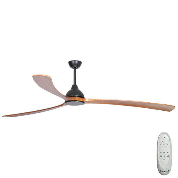 fanco-sanctuary-dc-92-black-with-teak-blades-no-light fanco-sanctuary-dc-92-black-with-teak-blades-no-light