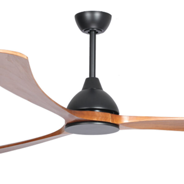fanco-sanctuary-dc-92-black-with-teak-blades-no-light-close-up