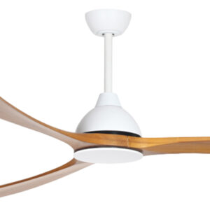 fanco-sanctuary-dc-92-white-with-teak-blades-no-light-close-up