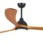 fanco-sanctuary-dc-92-white-with-teak-blades-with-light-close-up