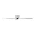 Claro Essentials Spirit DC Ceiling Fan - 44" (White) - side view