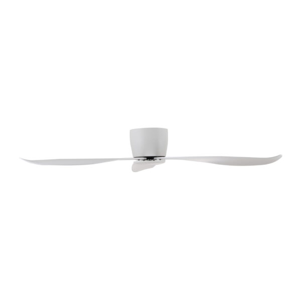Claro Essentials Spirit DC Ceiling Fan - 44" (White) - side view