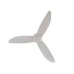 Claro Essentials Spirit DC Ceiling Fan - 44" (White) - bottom view