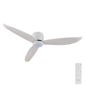 Claro Essentials Spirit DC Ceiling Fan with LED Light - 52" (White) - main