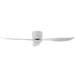 Claro Essentials Spirit DC Ceiling Fan - 52" (White) - side view