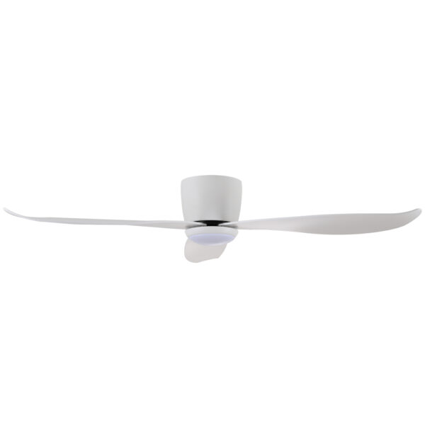 Claro Essentials Spirit DC Ceiling Fan - 52" (White) - side view