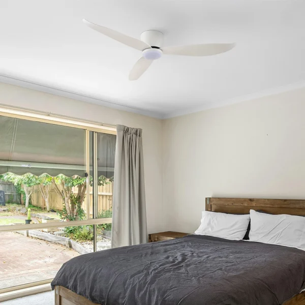 Bedroom Ceiling Fan Claro Essentials Spirit DC 52-inch with LED light