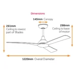 claro-essentials-stream-dc-48-inch-white-no-light-dimensions